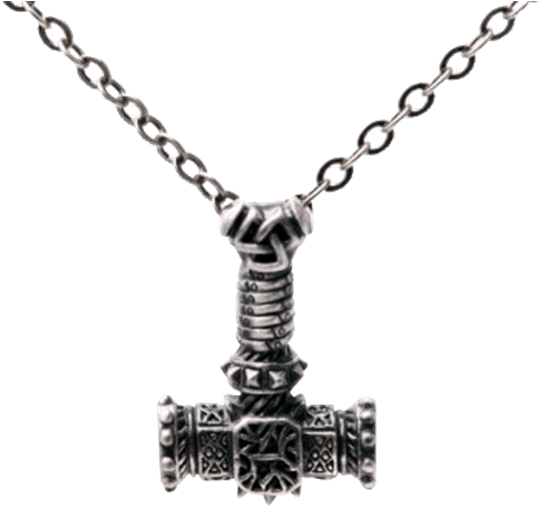 Thor's Hammer Necklace - "thor's Hammer Necklace" (555x555), Png Download