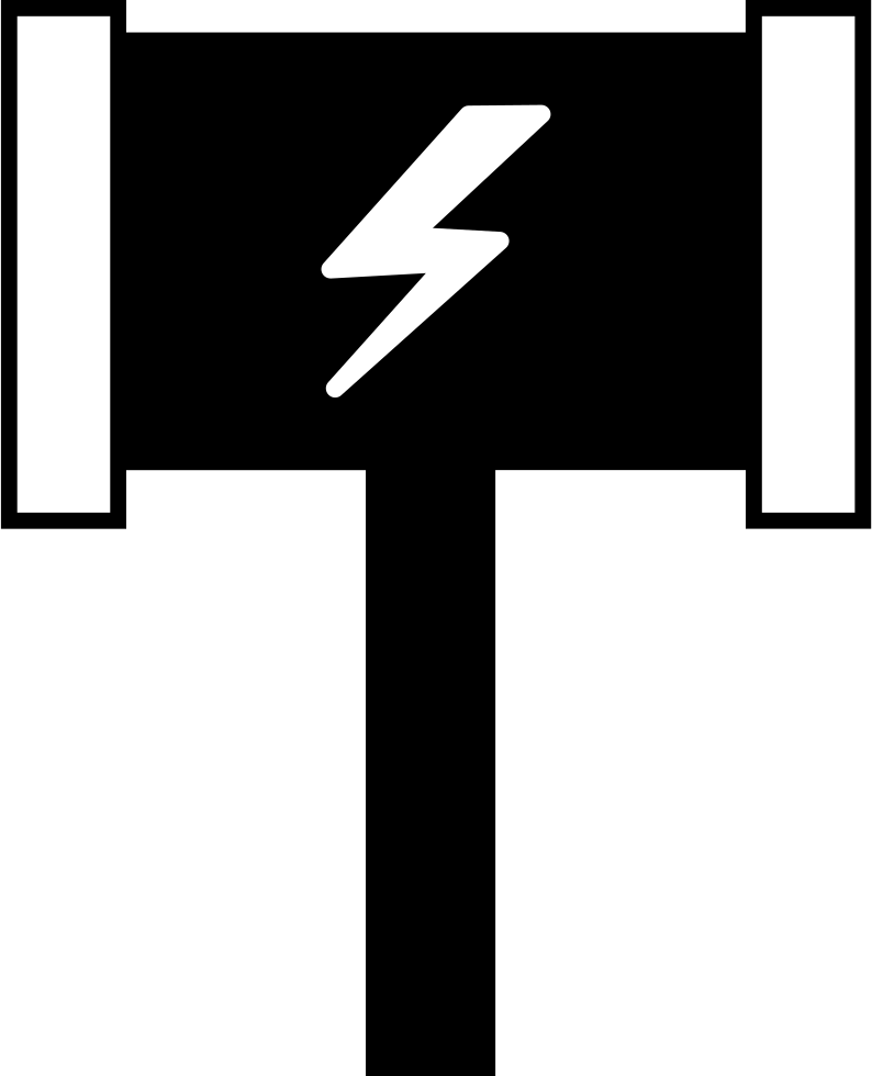 Thor Hammer - - Martelo Do Thor Simbolo (794x980), Png Download