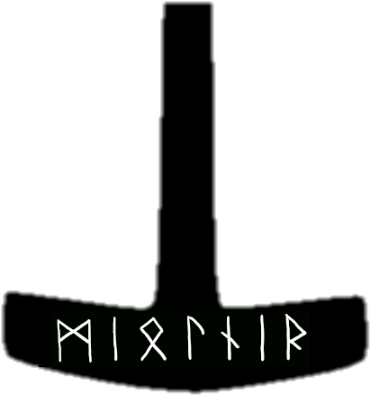 Thor's Hammer Mjölnir 2 - Molnir Png (462x462), Png Download