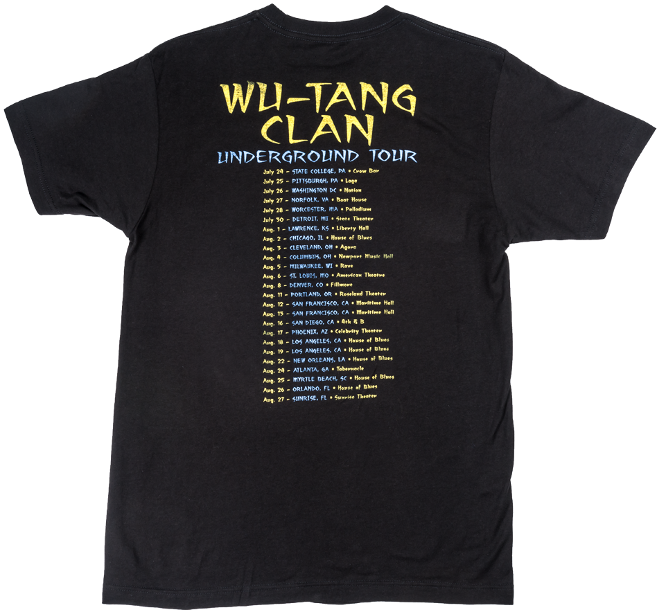 Wu Tang Clan Underground Tour T Shirt - Wu-tang Clan T-shirt Logo (1200x1200), Png Download