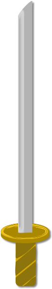 Sword Clipart - Kaduwa Clip Art (566x800), Png Download