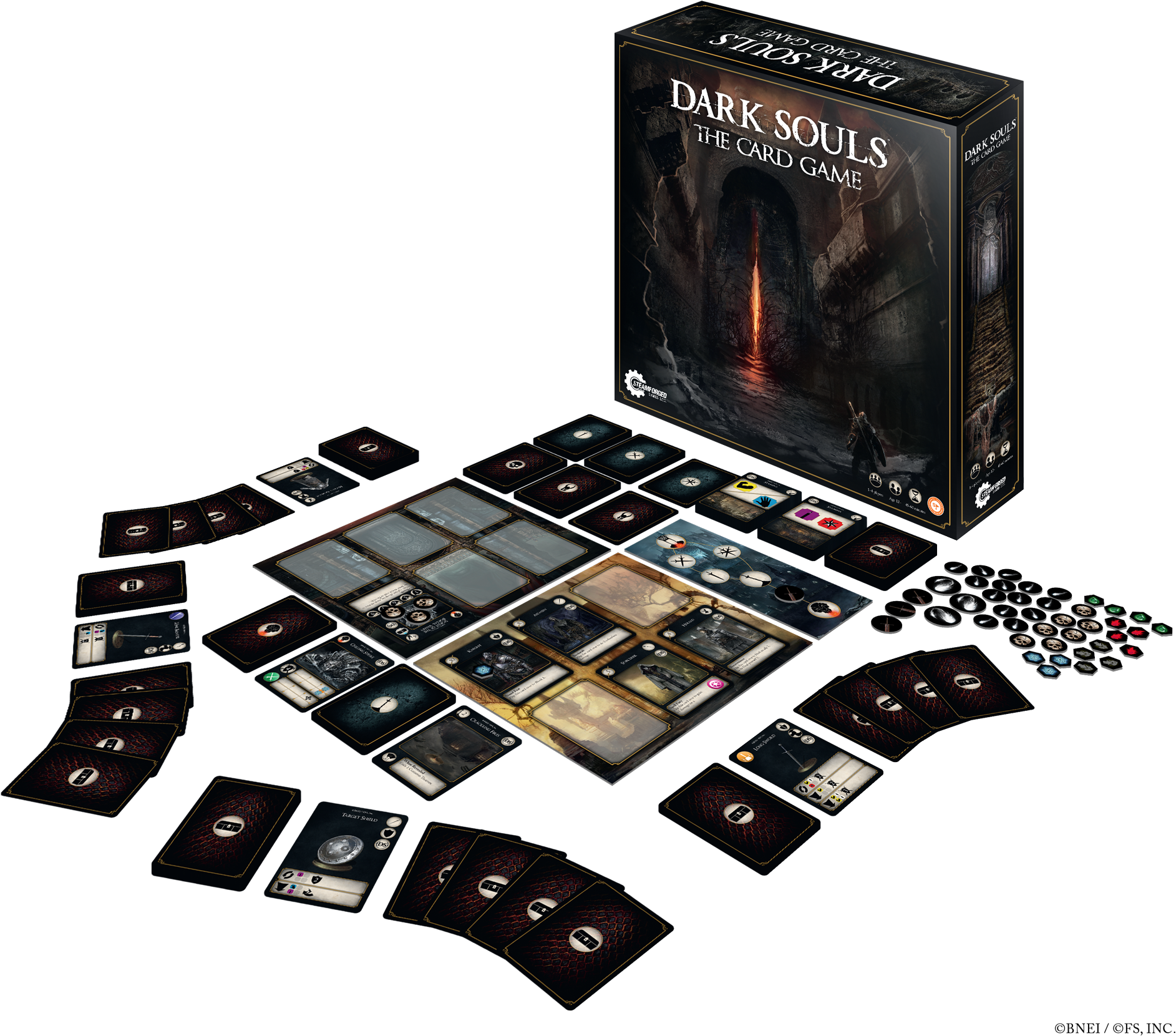 The Board Game - Dark Souls ™ The Card Game (1914x1700), Png Download
