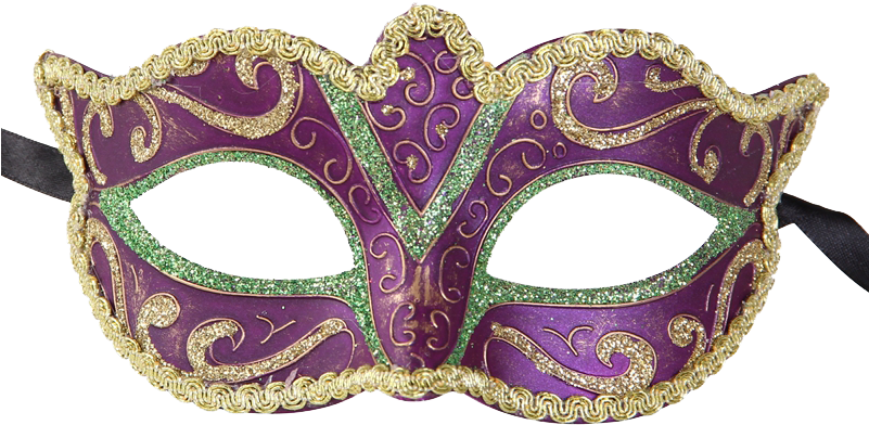 Mardi Gras Mask Png (800x491), Png Download