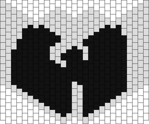 Wu Tang Mask Bead Pattern - Twenty One Pilots Melt Bead (568x474), Png Download