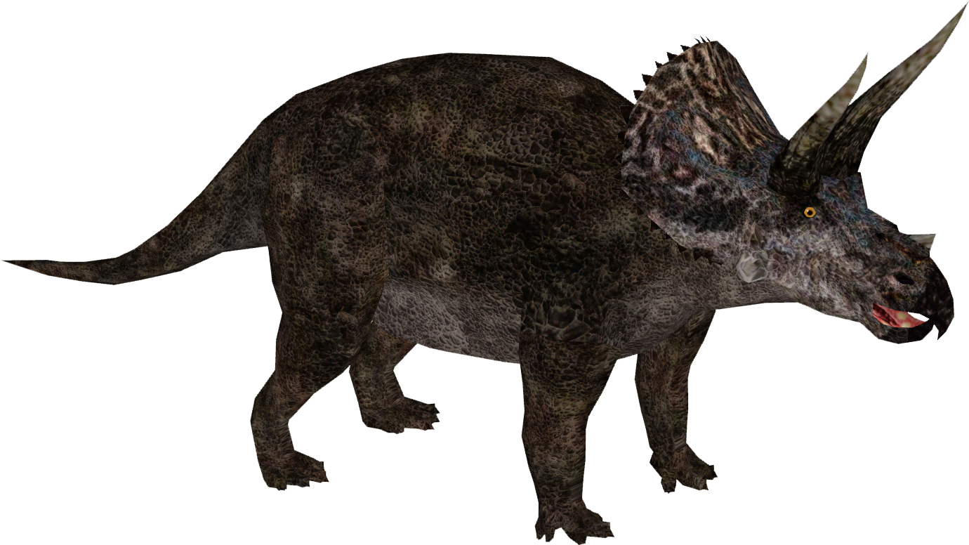 Triceratop Png Free Download - Zoo Tycoon 2 (1379x1379), Png Download