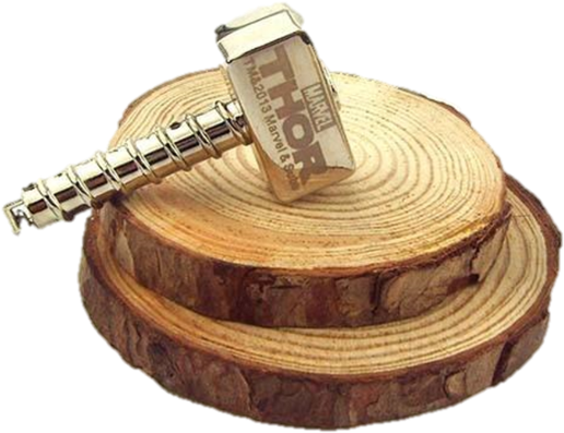 Thor Hammer Key Chain - Thor Hammer Keyring (580x483), Png Download