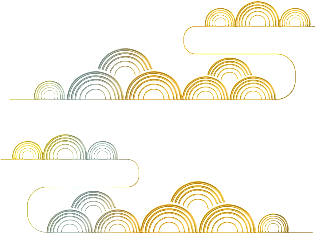 Simple And Stylish Half Circle Transparent Illustration - Chinoiserie (1024x1024), Png Download