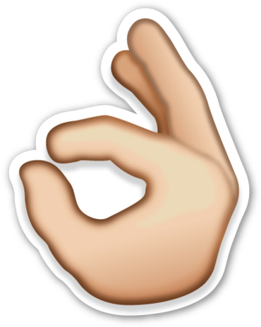 Jesus Why Wont You Help - Ok Emoji Sticker (382x480), Png Download