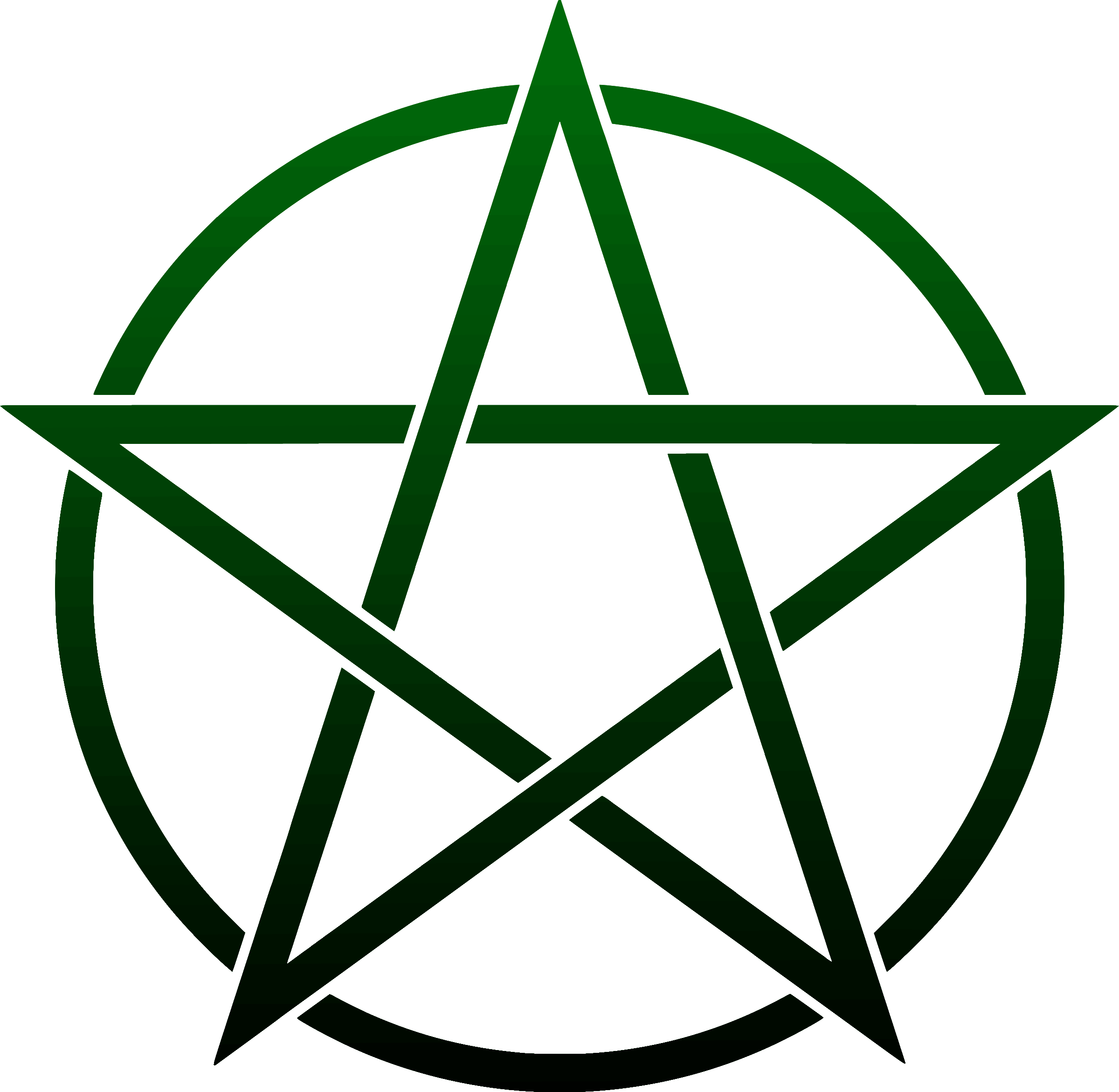 Pentagram Clipart (2400x2342), Png Download