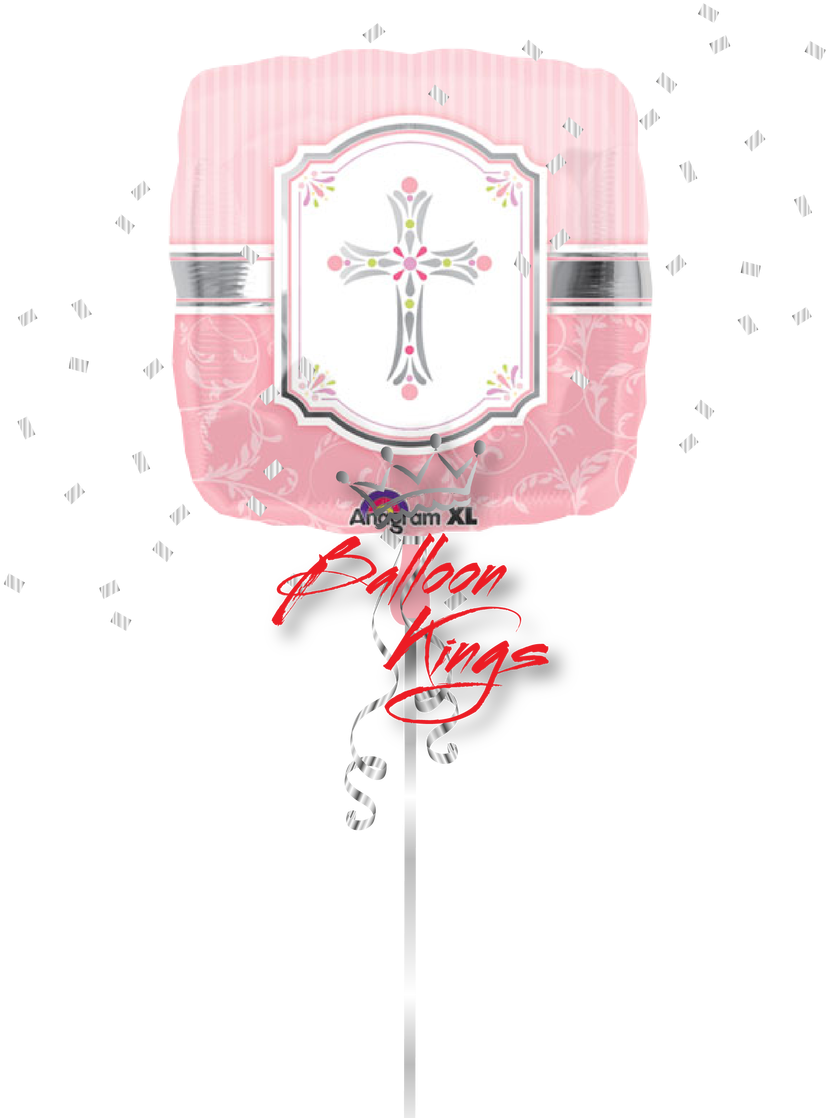 Pink Cross Blessings - 18 Inch Communion Blessing Pink Packaged (1068x1280), Png Download