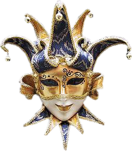 249000 - Mascaras De Venecia Png (447x510), Png Download