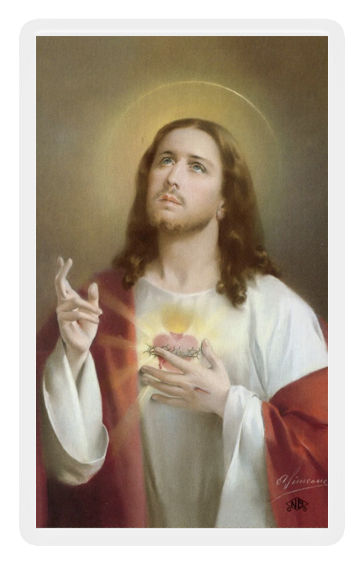 Sacred Heart Of Jesus - Jesus I Trust In You With Heart (600x600), Png Download