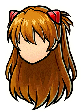 Cosmetic Item-asuka Hair 001 Render - Hair (380x380), Png Download