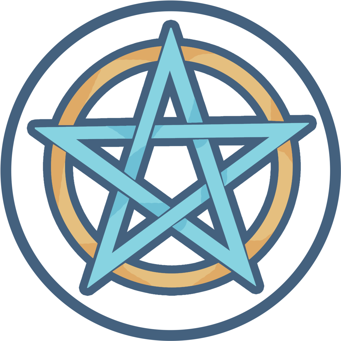 Pentagram (1200x1200), Png Download