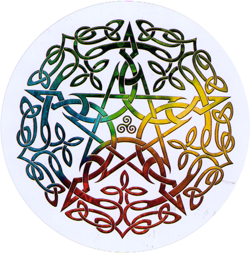 Pentacle Transparent Celtic - Celtic Pentacle (500x505), Png Download