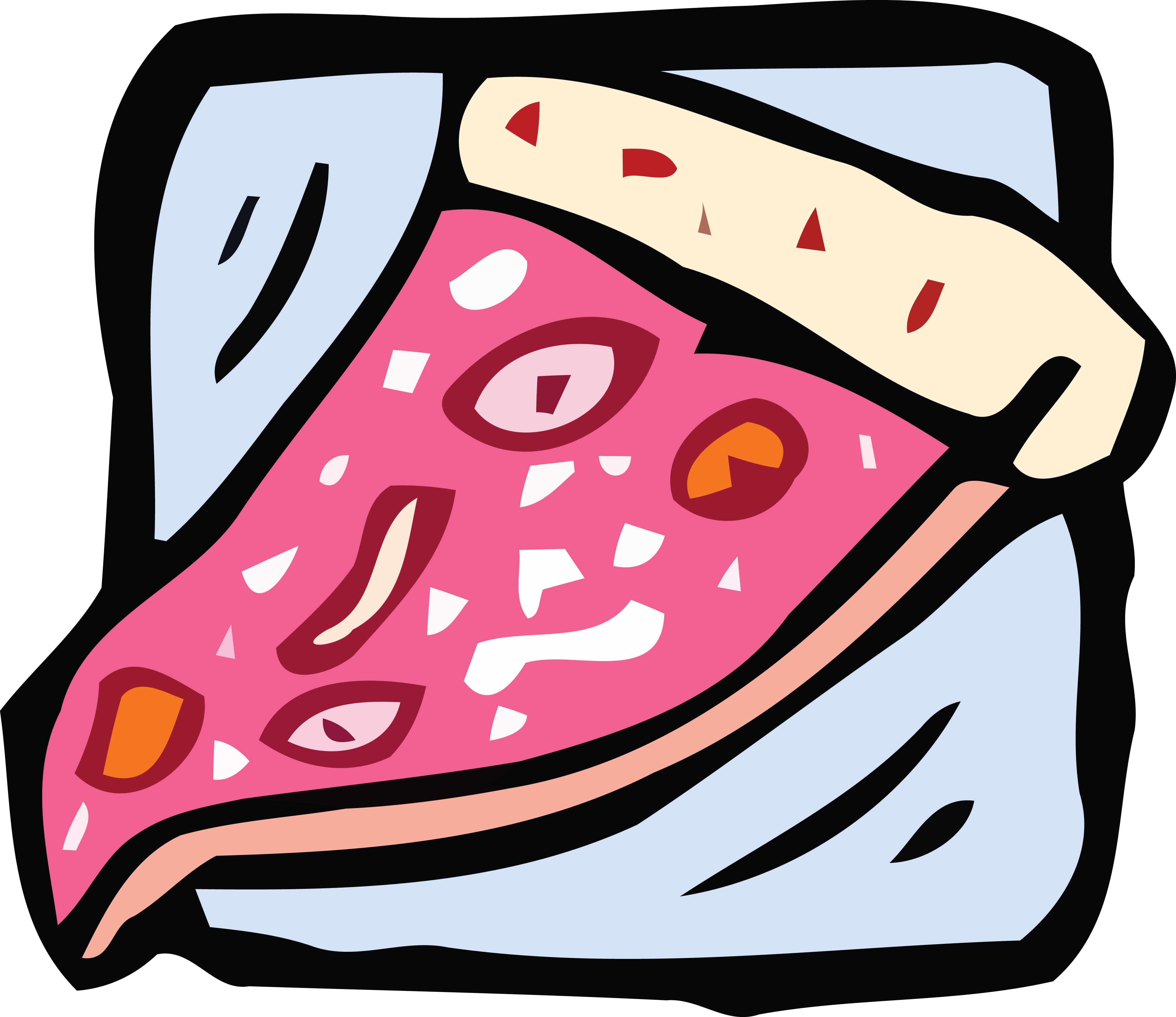 Free Clipart Of A Pizza Slice - Clip Art (4000x3461), Png Download