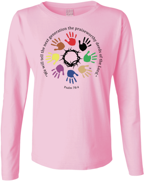 Psalm 78 4 Gals Long Sleeve - Sweatshirt (600x600), Png Download
