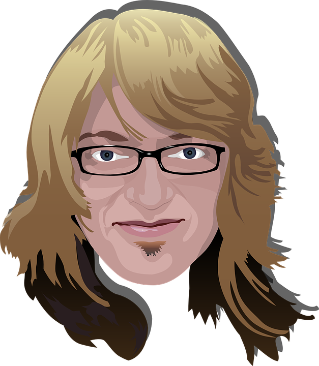 Guys With Long Hair Cartoon (627x720), Png Download