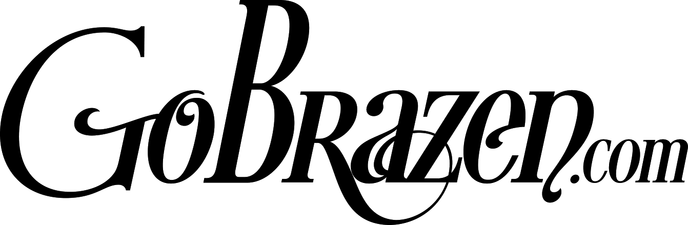 Go Brazen - Calligraphy (1342x439), Png Download