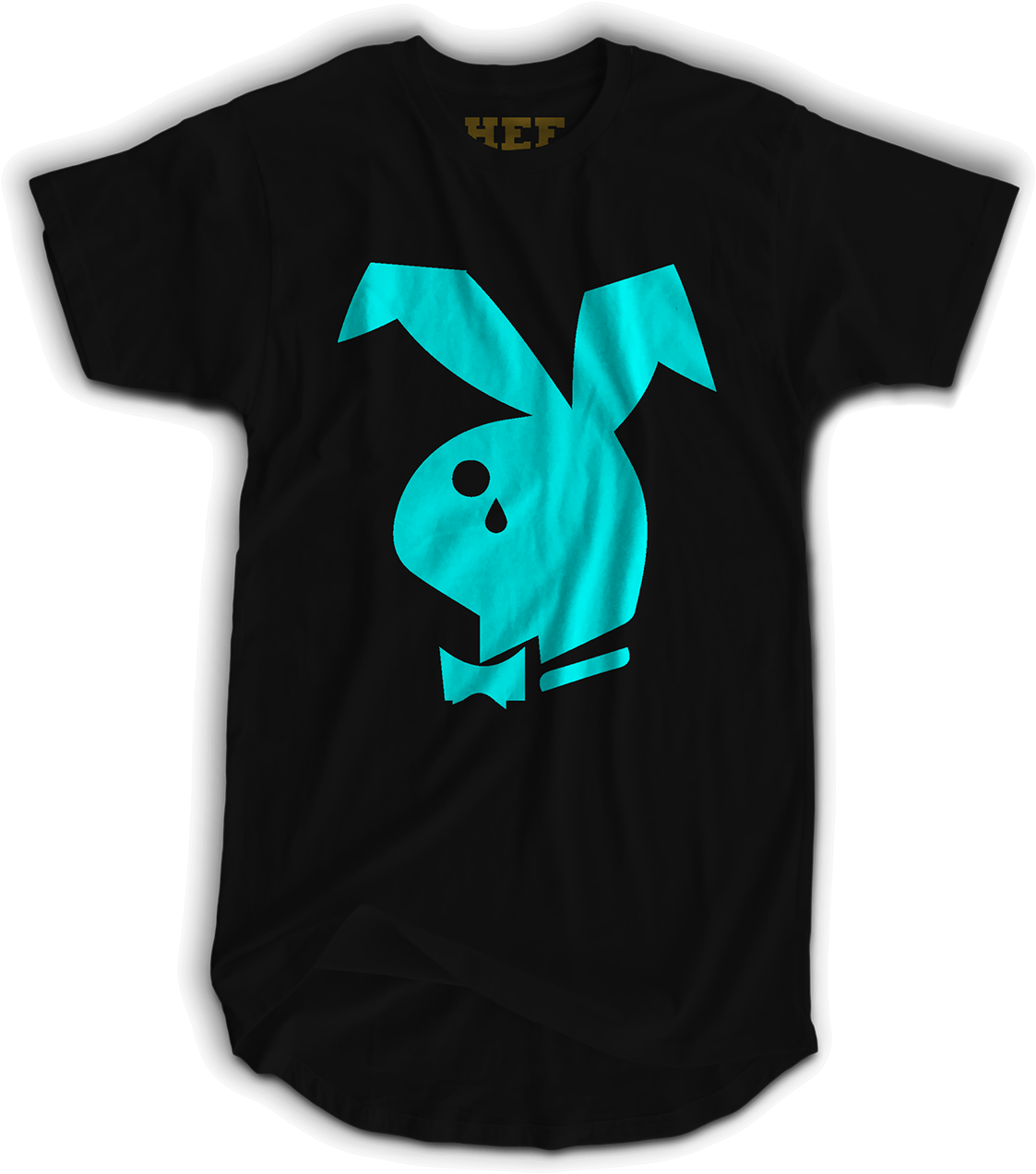"sad Bunny" Extended T-shirt - Bunny (1200x1600), Png Download