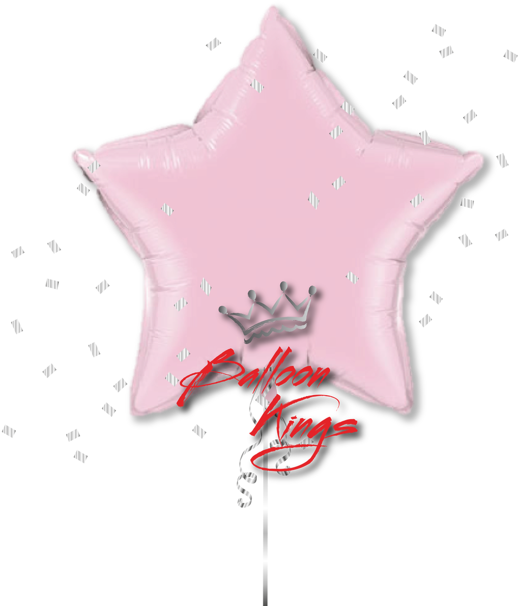 Large Pearl Pink Star - Yellow (1280x1280), Png Download