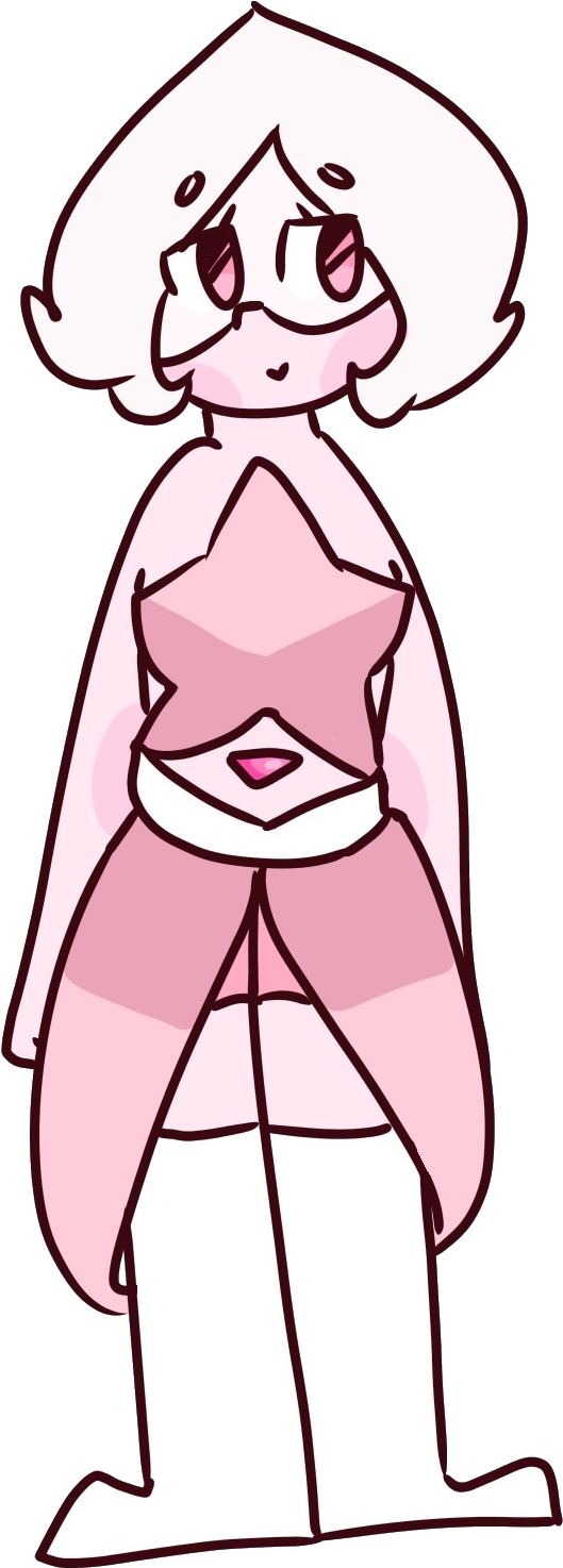 Pink Star Peridot - Cartoon (770x1518), Png Download