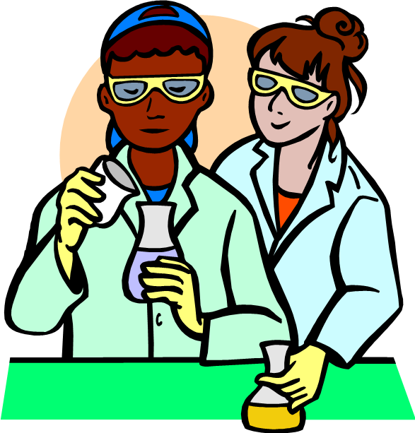 28 Collection Of Science Experiment Clipart Png - Should You Tie Your Hair Back (587x613), Png Download