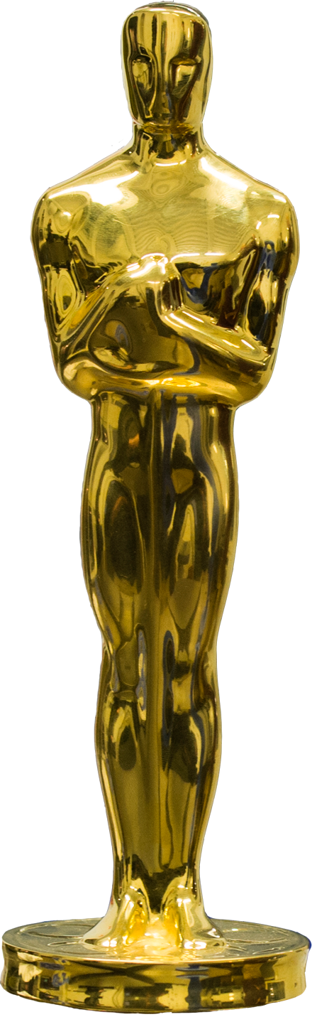 Oscar Trophy Png - Oscar Award Png (440x1431), Png Download