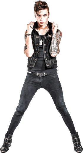It Literally Took Me Three Music Videos To Get Obsessed - Bill Kaulitz And Andy Biersack (387x532), Png Download