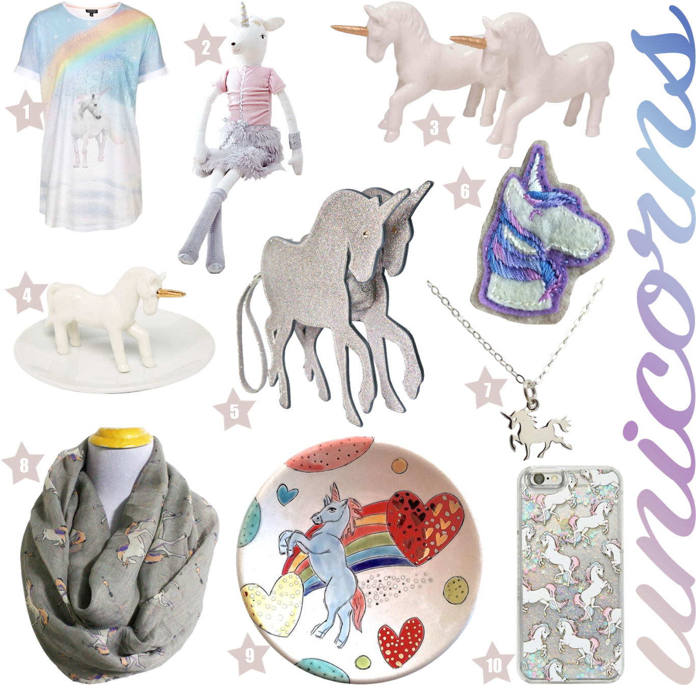 Yesterday We Talked About One Of Everyone's Favorite - Streamline Unicorn Porcelain Salt ; Pepper Shaker Set, (1600x1600), Png Download