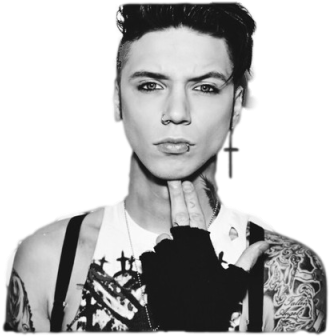 Black Veil Brides Transparent - Andy Black Png (400x400), Png Download