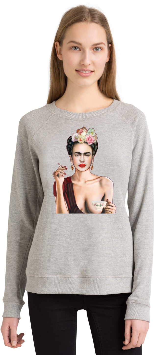 Frida Kahlo Grußkarten Frida Con Amigos Von Juniqe (1004x1500), Png Download