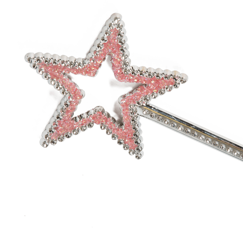 Download Sparkly Pink Star Wand For Ballerinas And Fairies Little