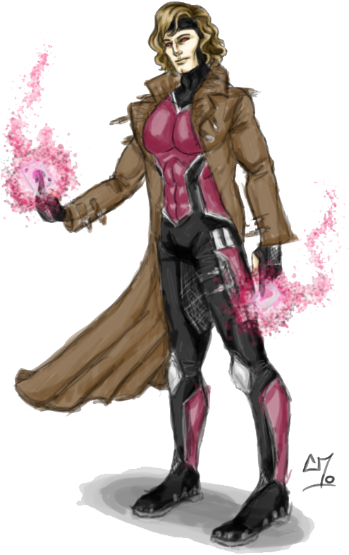 Gambit Clipart Png Image - Husk (600x961), Png Download