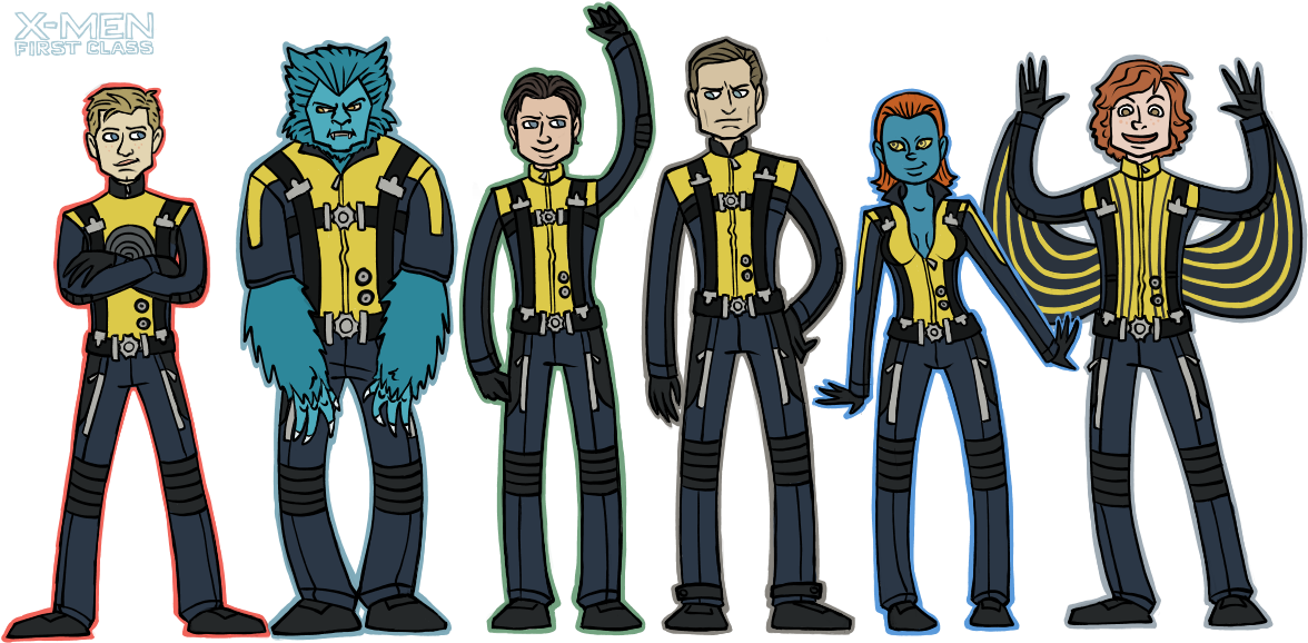 X - Fan Made X Men Mutants (1179x585), Png Download