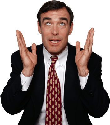 Looking Up Businessman - Businessman Ok Png (400x400), Png Download