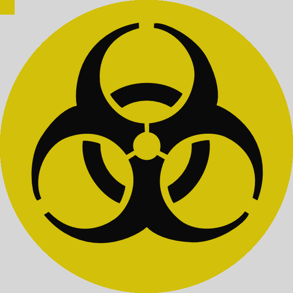 Biohazard Symbol (600x600), Png Download