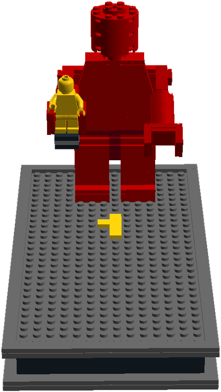 And The Oscar Goes To The Oscar - Lego (677x900), Png Download