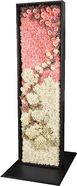 Event Inspiration - Oasis Foam Flower Wall (280x635), Png Download