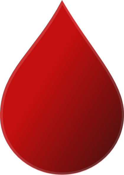 Water Drop Clipart Png File - Red Water Drop Png (420x593), Png Download