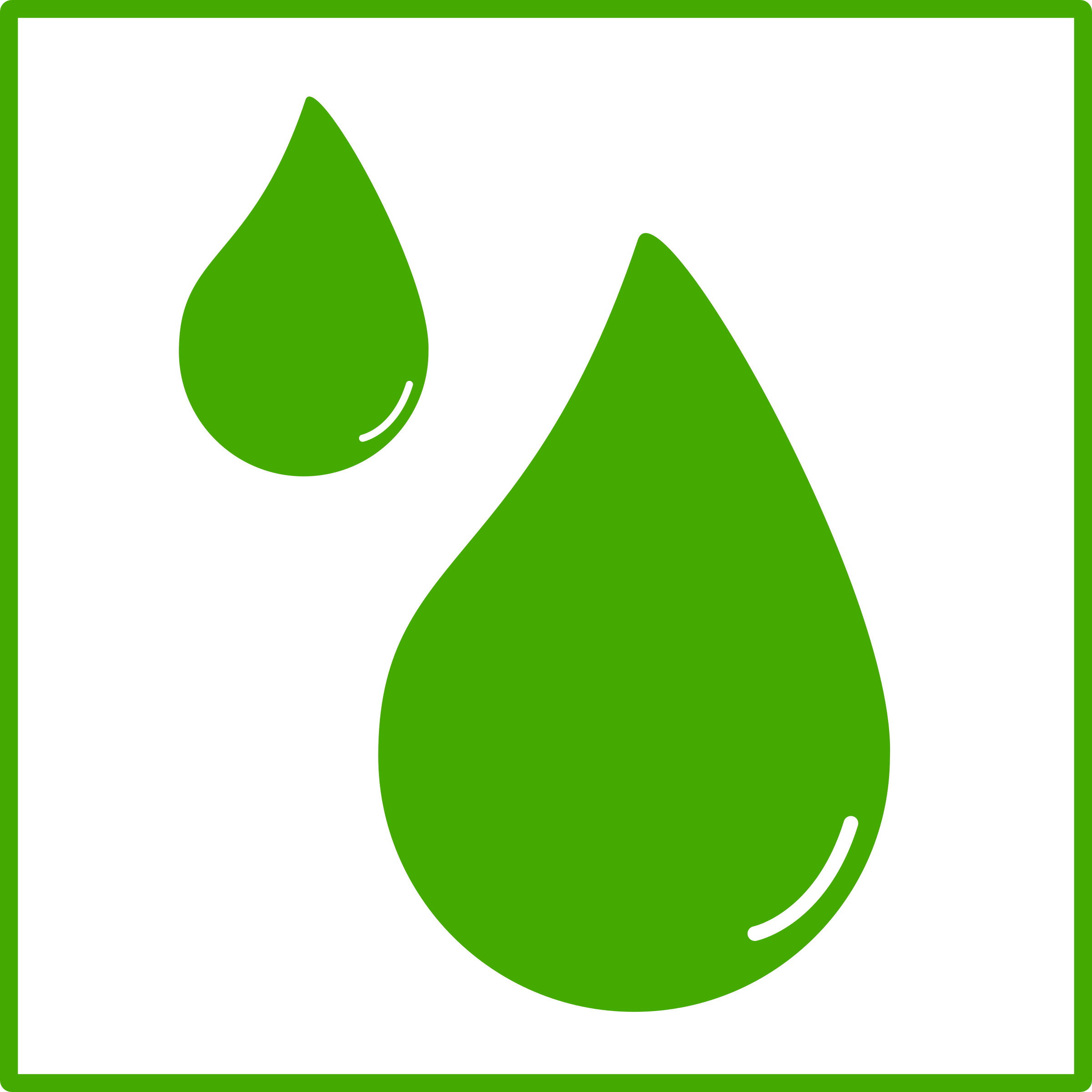 Green Drop Of Water (2400x2400), Png Download