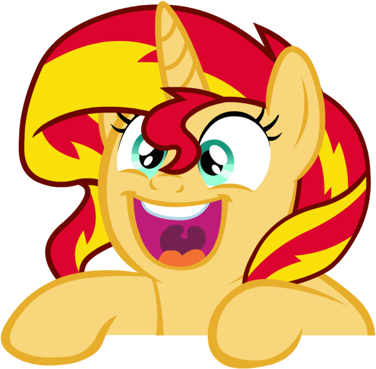 Sunset Shimmer Png Image - Sunset Shimmer Pony Face (894x894), Png Download