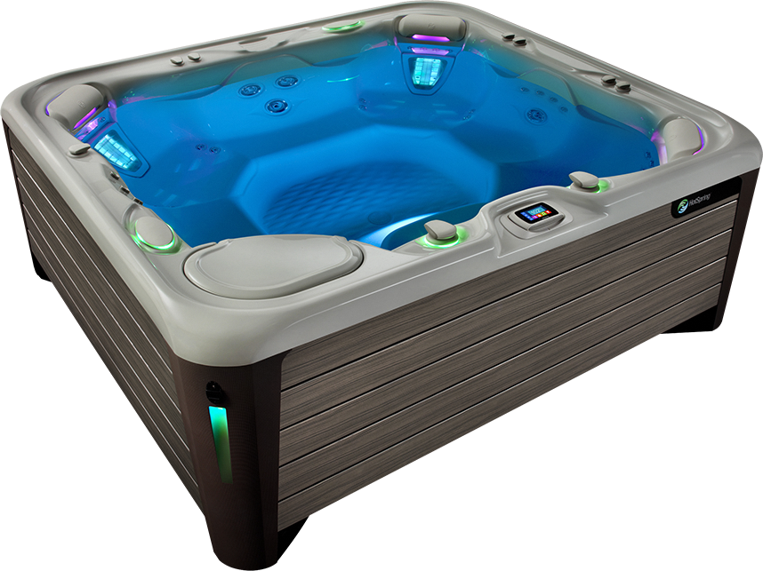 Distinction-tub - Hot Spring Ace Salt Water System (858x643), Png Download