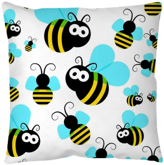 Bee Seamless Pattern - Bee (400x400), Png Download