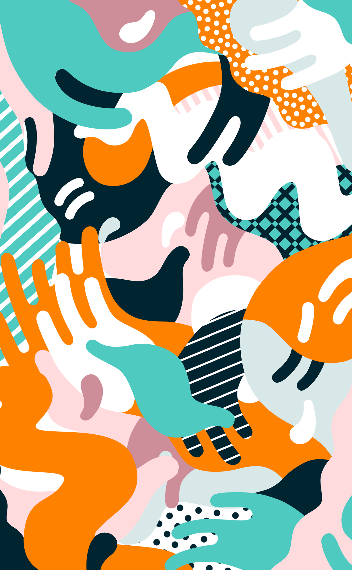 Illustration For The Skinny Magazine's Clubbing And - Abstract Graphic Design Illustration (1186x1920), Png Download