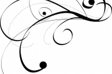 Download Wallpaper - Узоры Завитушки (450x300), Png Download