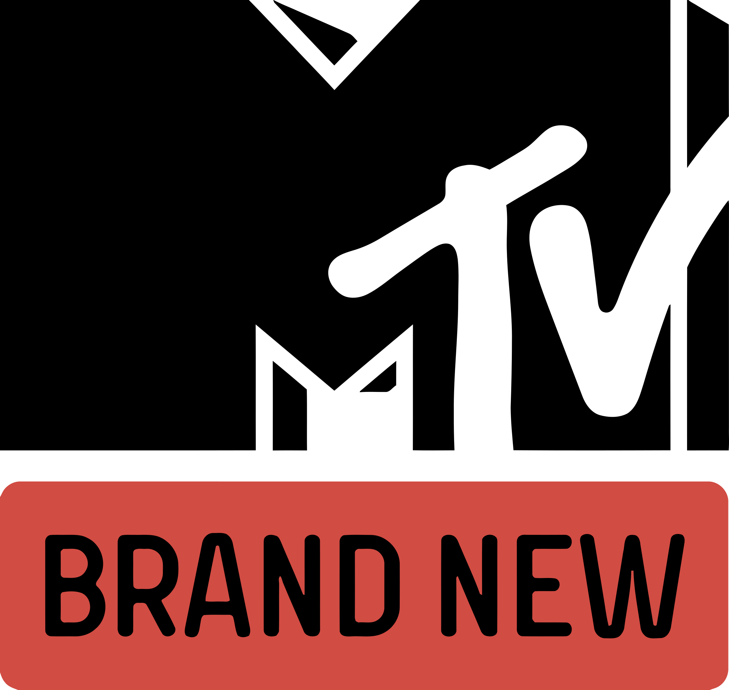 Mtv Brand New Logo Png Transparent - Mtv Brand New Logo (2400x2273), Png Download