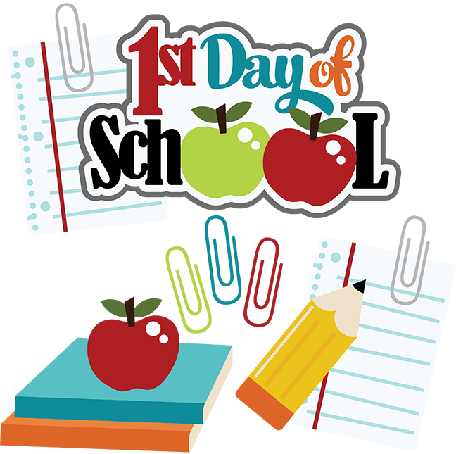 1st Day Of School (648x645), Png Download
