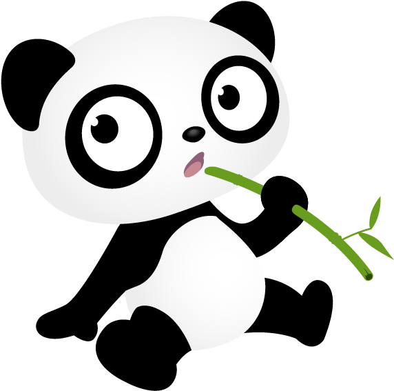 Shocking Panda With Green Bamboo Tattoo Design - Frame Panda Png (800x700), Png Download