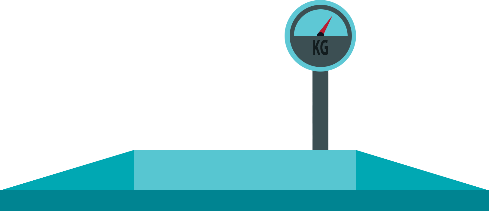 On-board Truck Scales / Weight Gauges - Sign (1629x702), Png Download